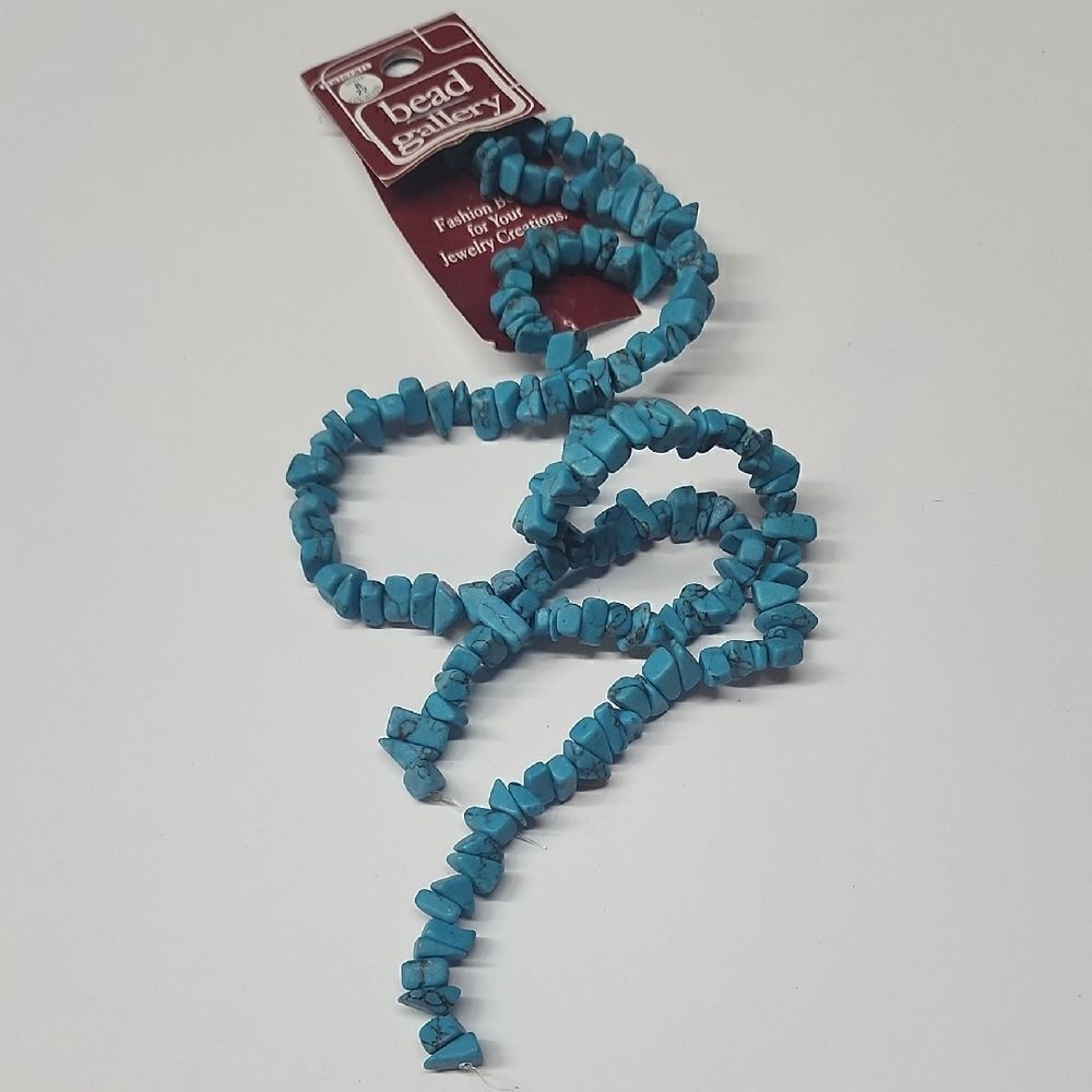 Bead Gallery Reconstituted Turquoise Bead Strand